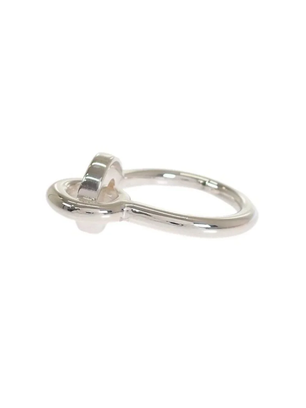 Hermes Voltige Ring 48 Vintage 925 Sterling Silver